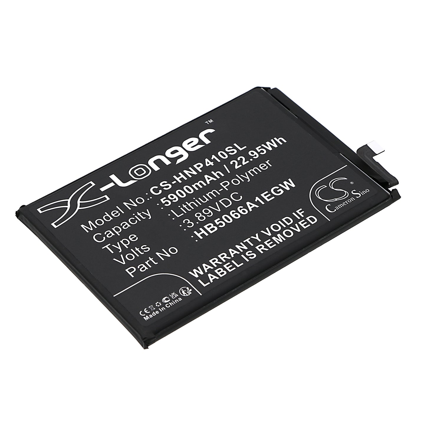 Battery for Honor RKY-AN00 5900mAh / 22.95Wh