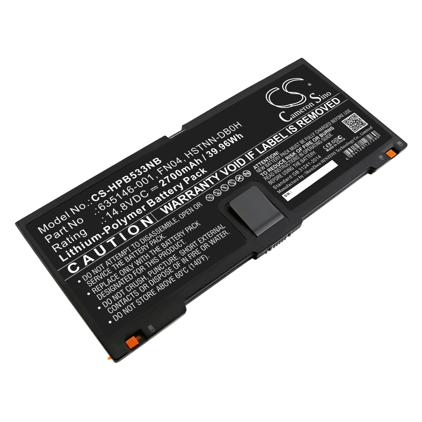 Akku HP ProBook 5330M-QC555PA 2700mAh / 39.96Wh