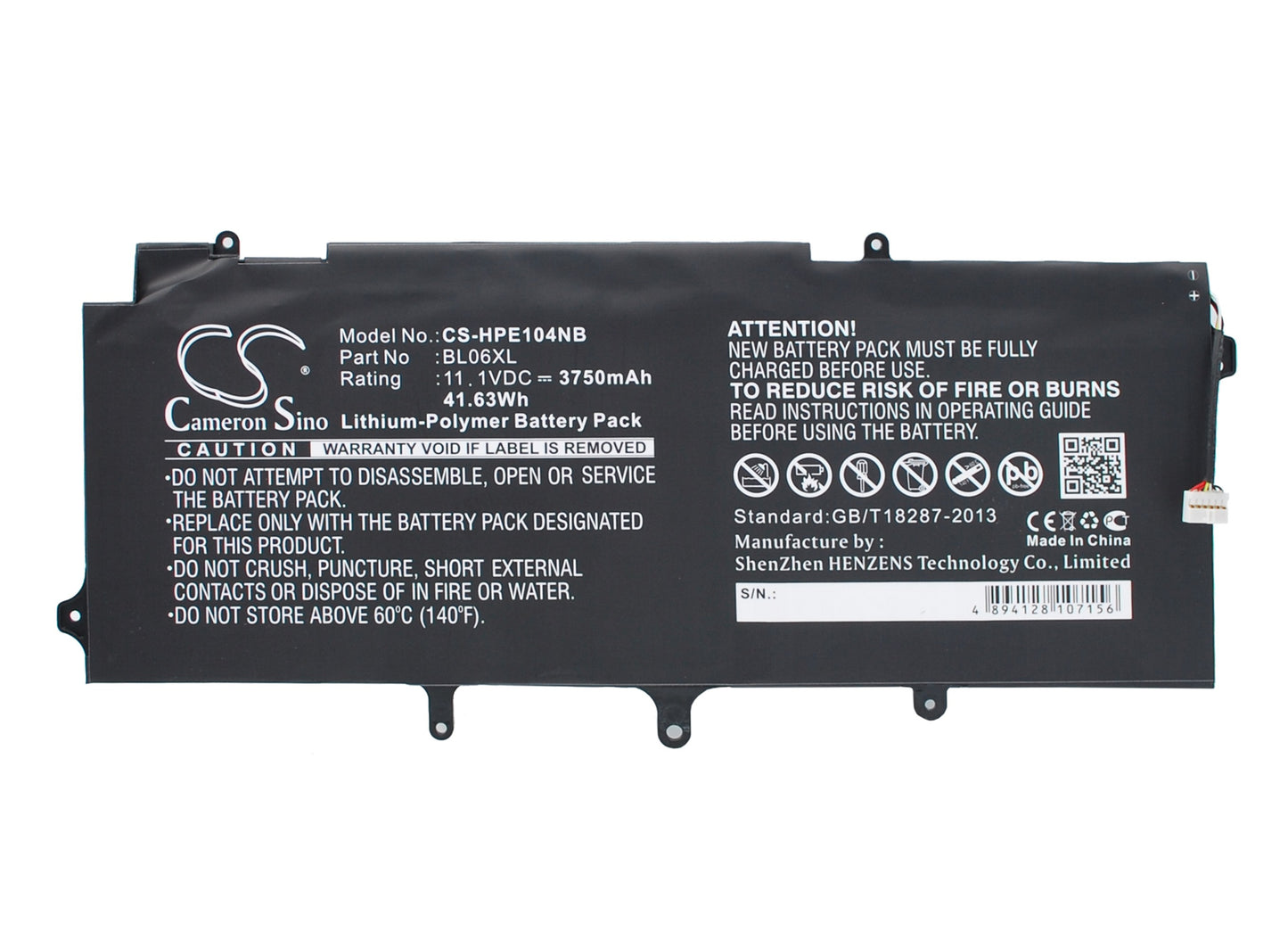 Batteri till HP EliteBook Folio 1040 G1 (G3J49 3750mAh / 41.63Wh