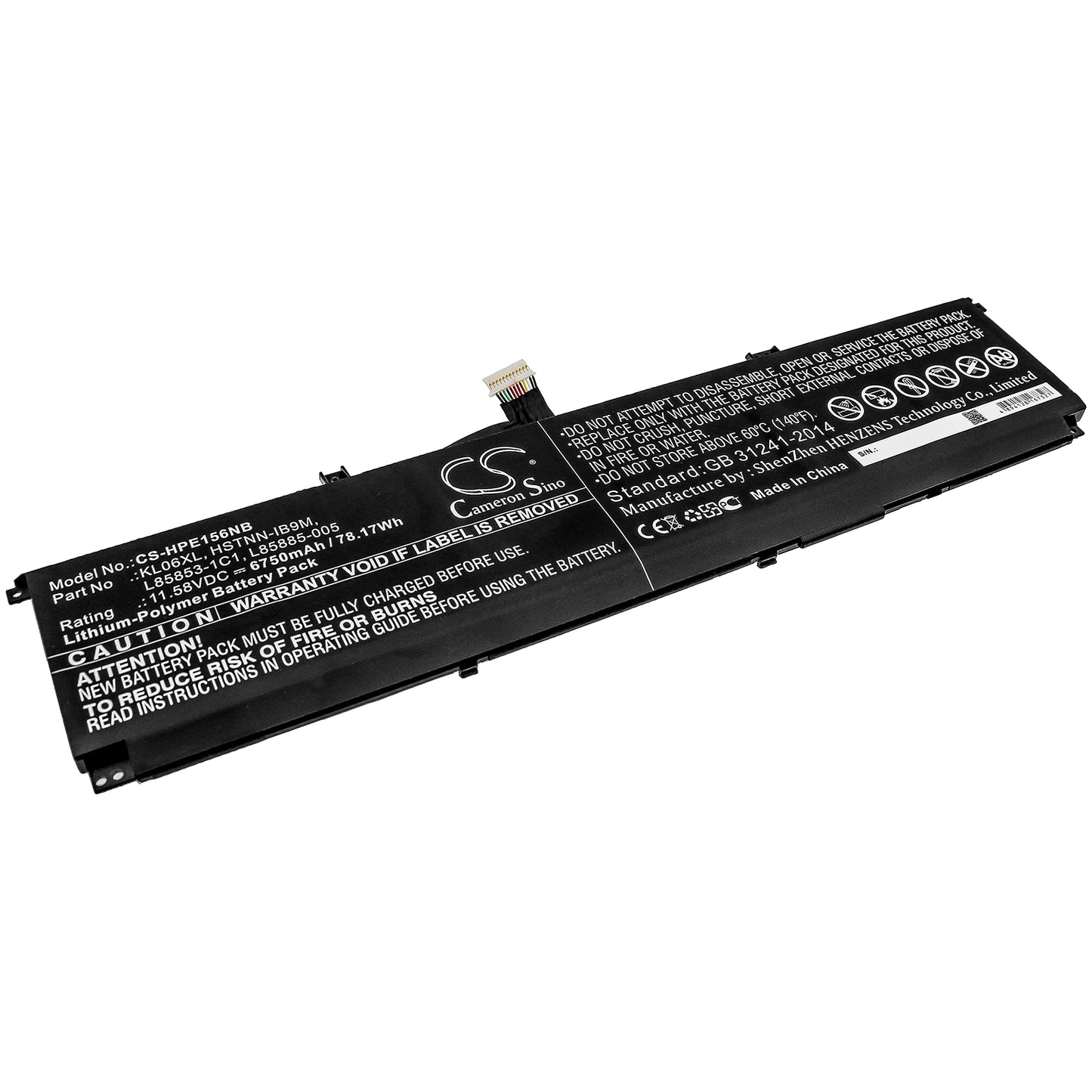 Batteri till HP Envy 15-EP0004TX 6750mAh / 78.17Wh