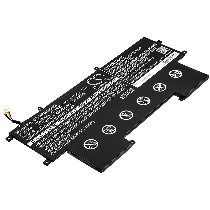 Battery for HP EliteBook Folio G1 X2F46EA 4600mAh / 35.42Wh