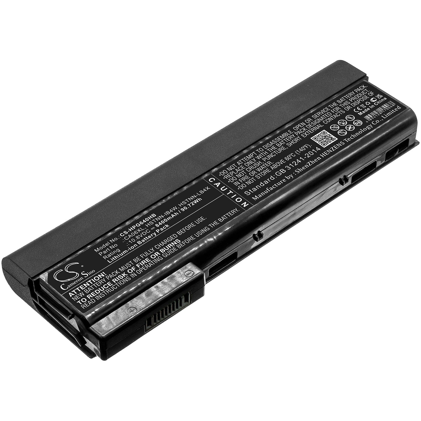 Battery for HP ProBook 645 G1 (F4N65AA) 8400mAh / 90.72Wh