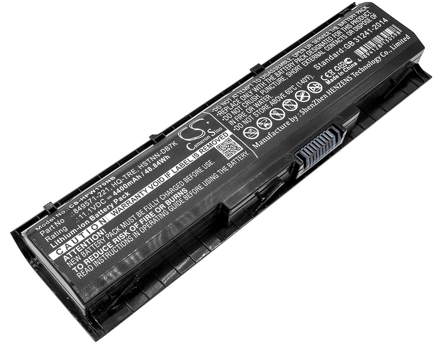 Battery for HP Pavilion 17-AB016UR 4400mAh / 48.84Wh