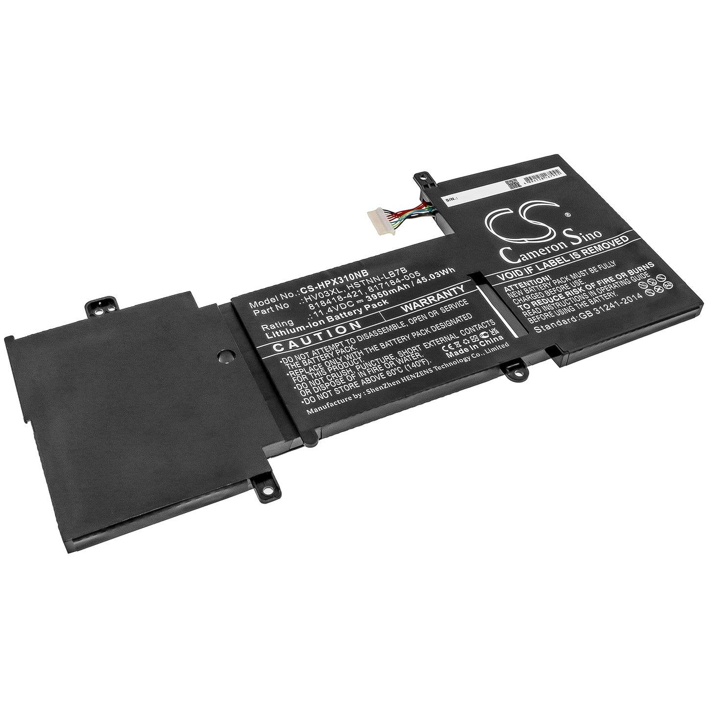 Batteri till HP X360 310 G2 3950mAh / 45.03Wh