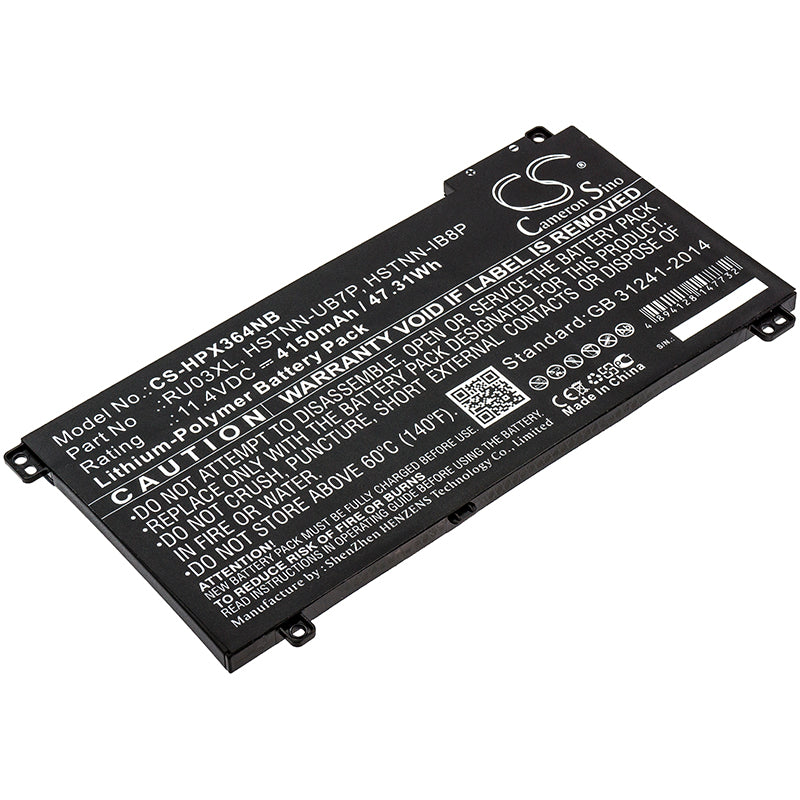 Batteri till HP ProBook x360 440 G1(4QW49ES) 4150mAh / 47.31Wh