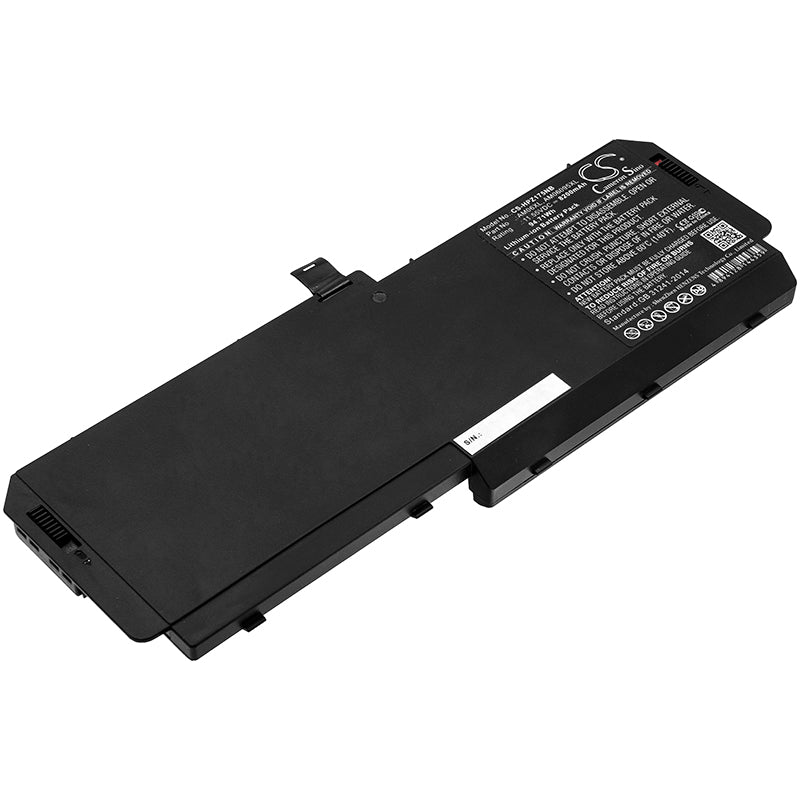 Battery for HP ZBook 17 G5 2ZC46EA 8200mAh / 94.71Wh