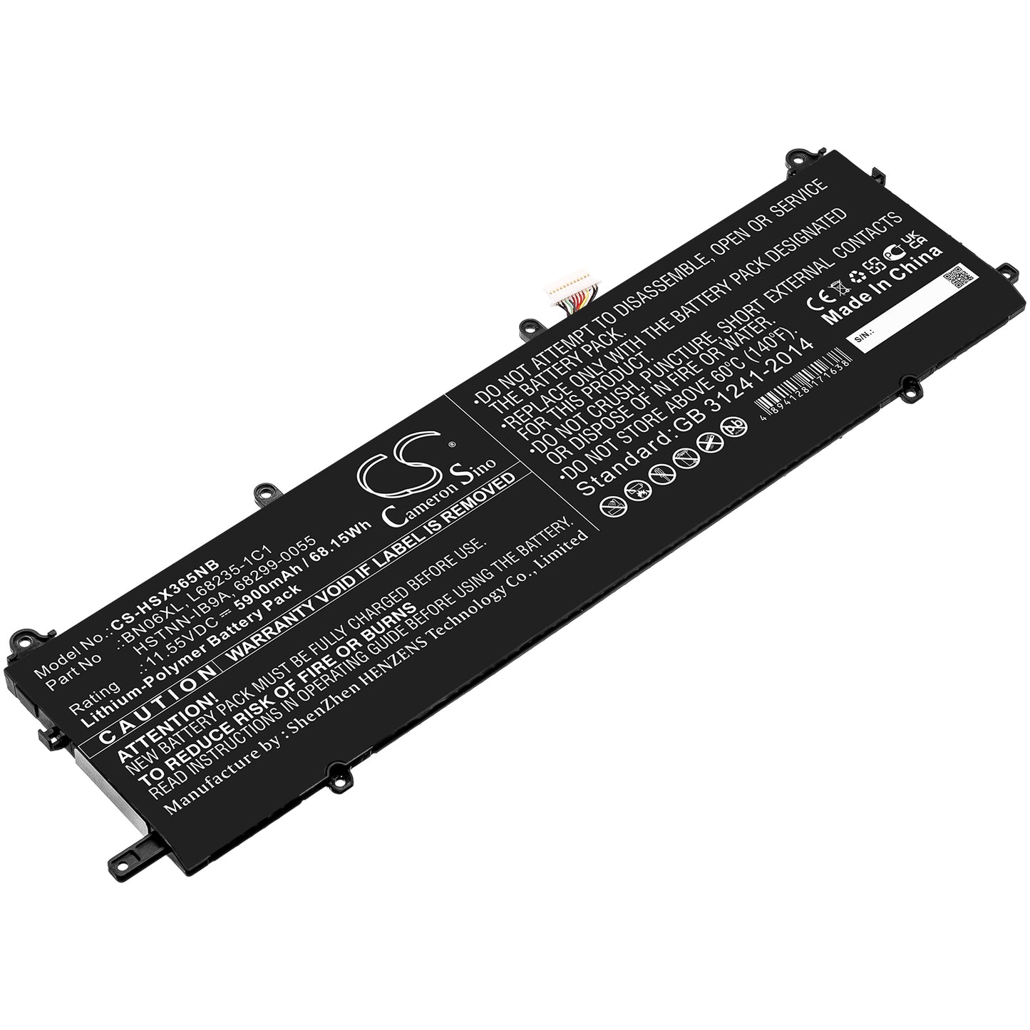 Batteri till HP Spectre X360 15-EB0083NR 5900mAh / 68.15Wh