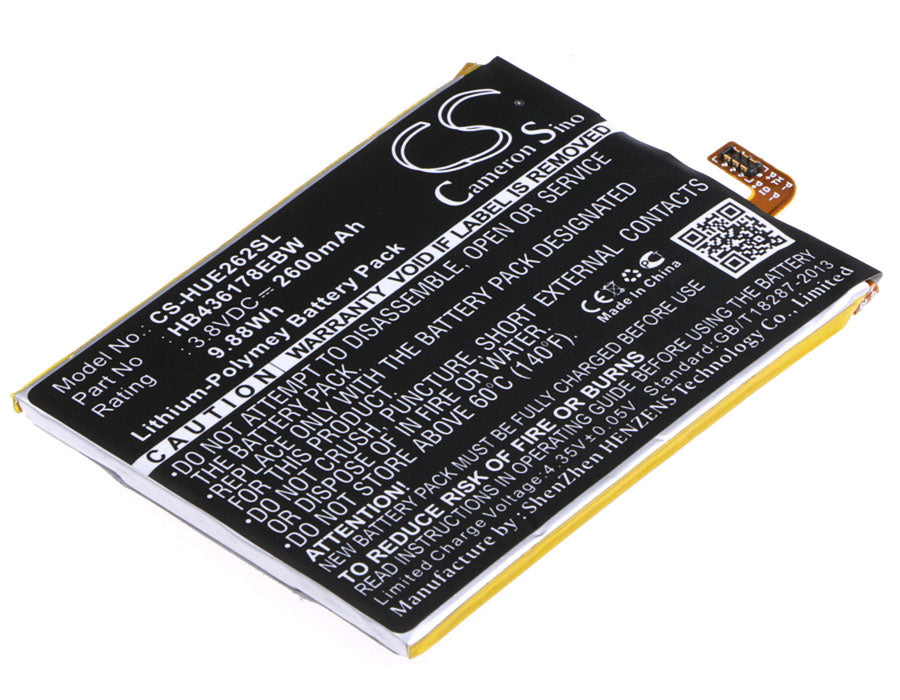 Batteri till Huawei CRR-UL20 2600mAh / 9.88Wh