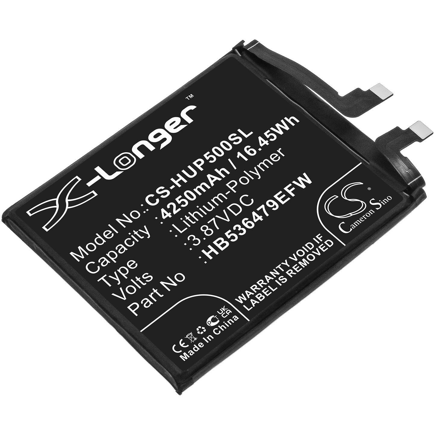 Battery for Huawei P50 Pro 4250mAh / 16.45Wh