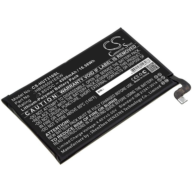 Batteri till Huawei Mate 30 RS 5G 4300mAh / 16.56Wh