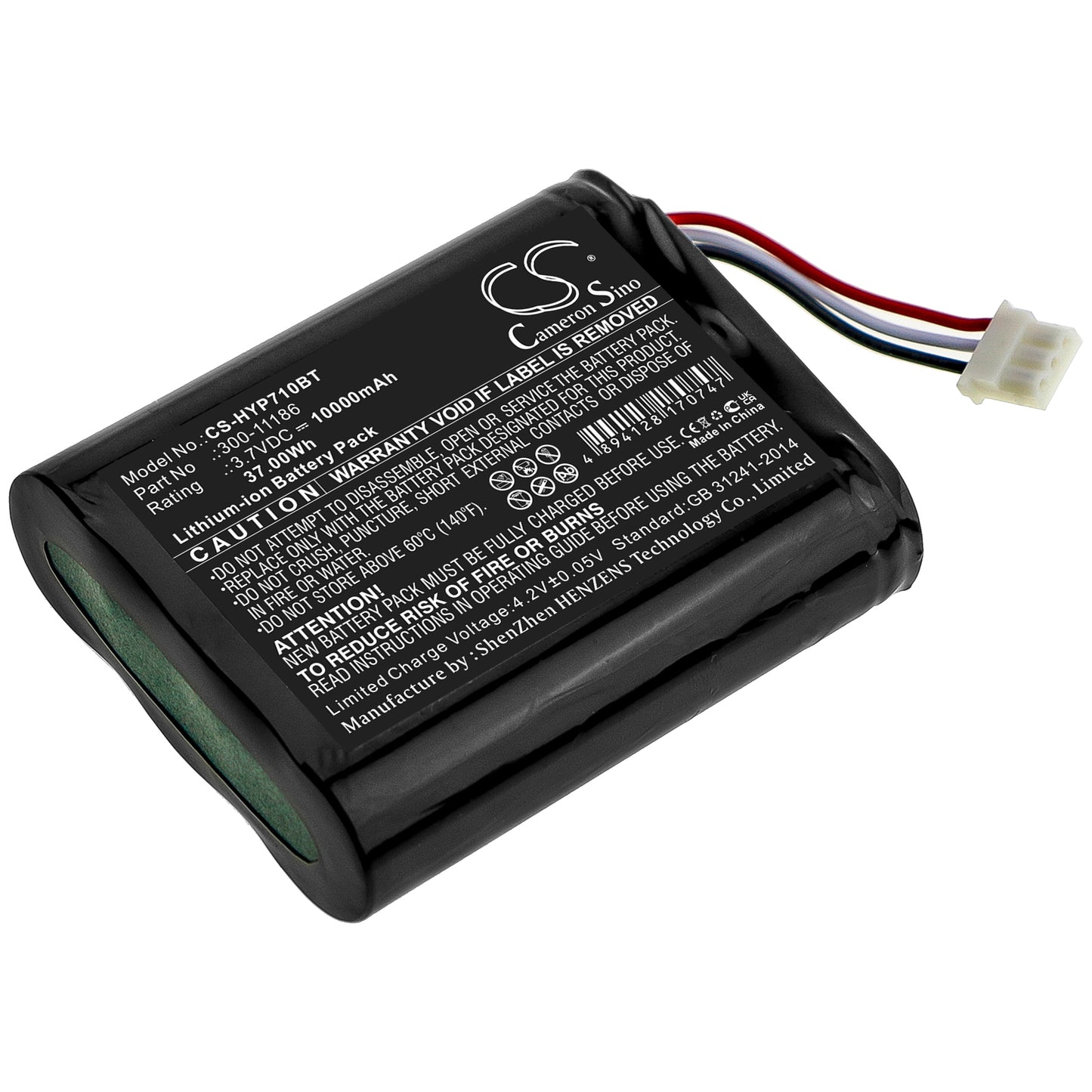Batteri till Honeywell Resideo PROA7C 10000mAh / 37.00Wh