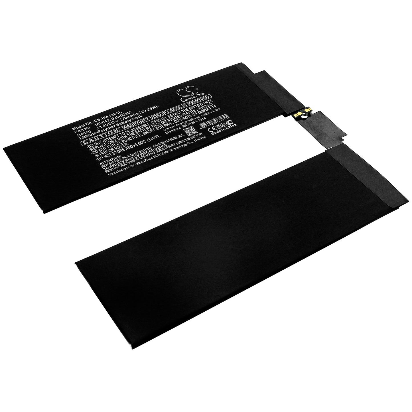 Batteri till Apple A1980 7700mAh / 29.26Wh