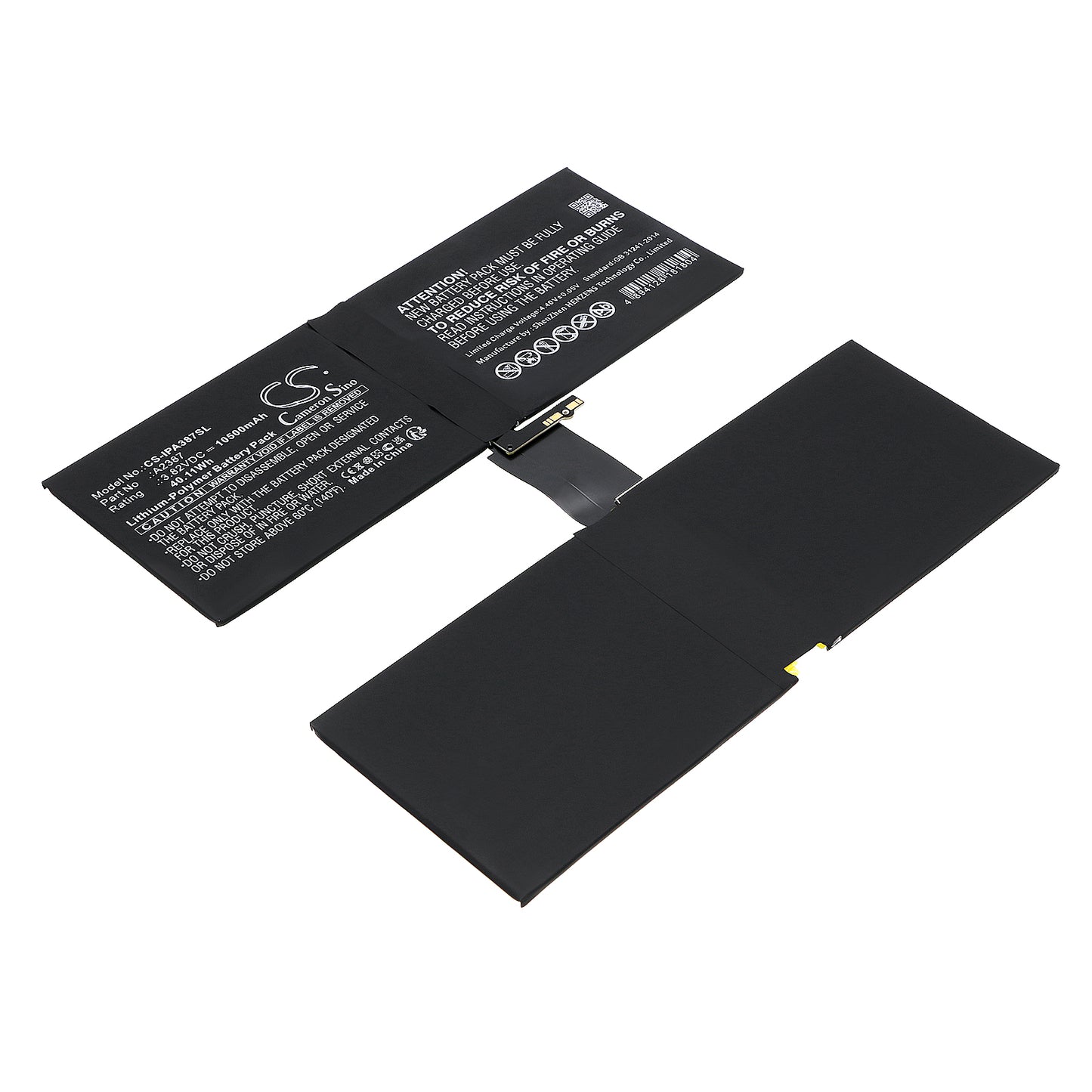 Batteri till Apple A2462 10500mAh / 40.11Wh