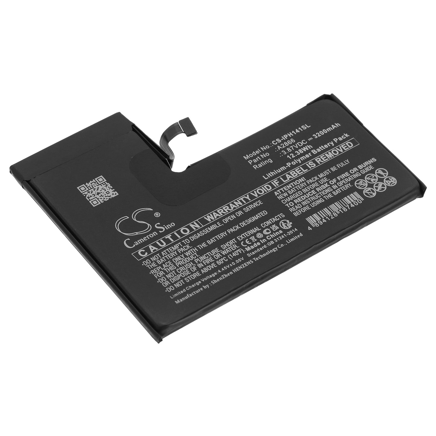 Batteri till Apple iPhone 14 Pro 3200mAh / 12.38Wh