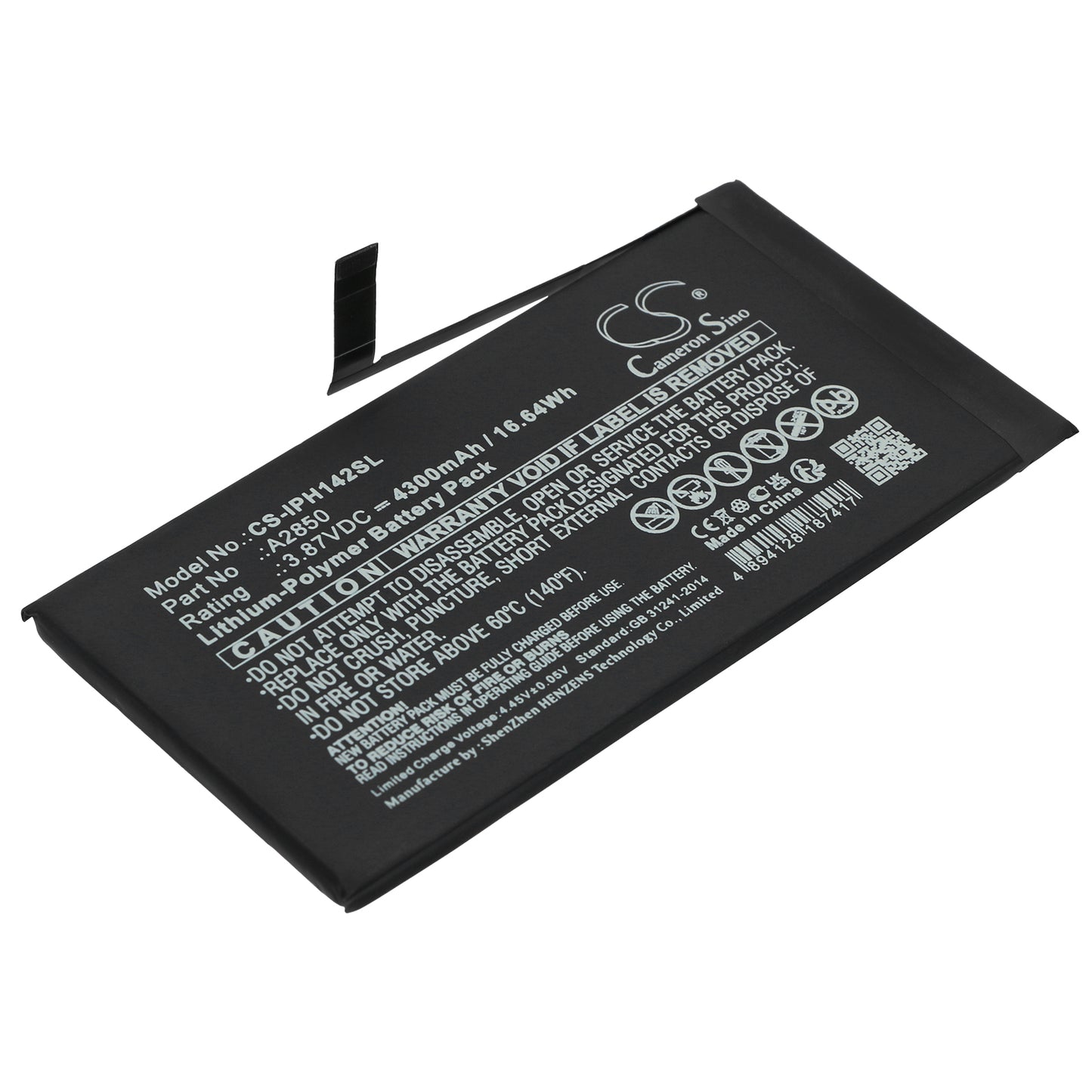 Batteri till Apple iPhone 14 Plus 4300mAh / 16.64Wh