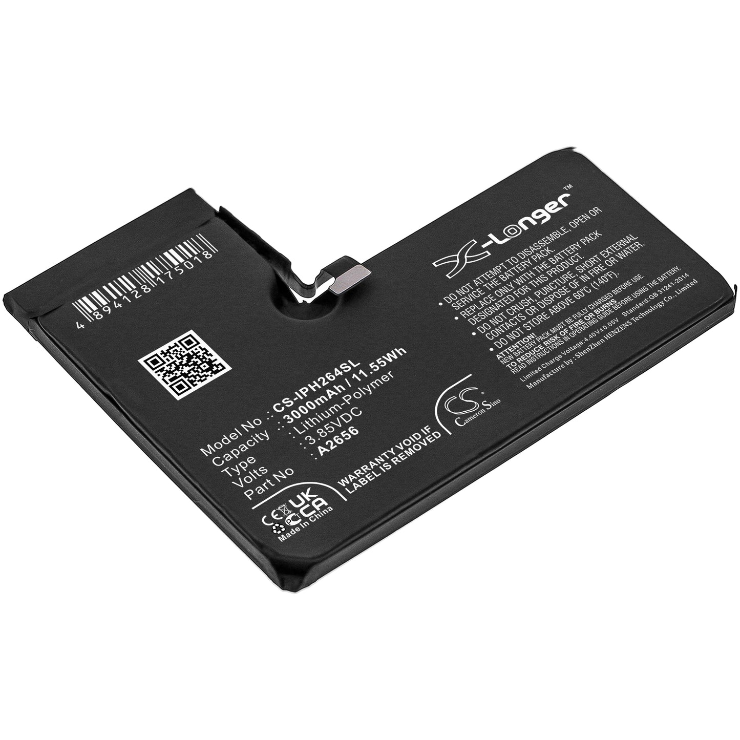 Batteri till Apple A2640 3000mAh / 11.55Wh