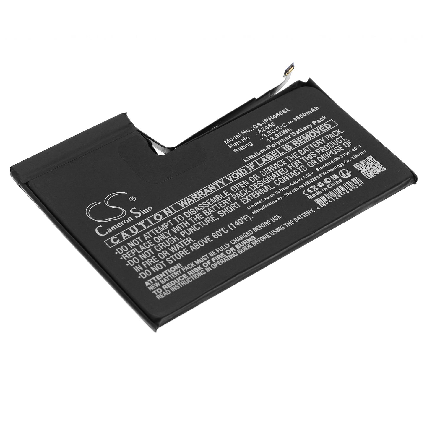 Batteri till Apple iPhone 12 Pro Max 3650mAh / 13.98Wh