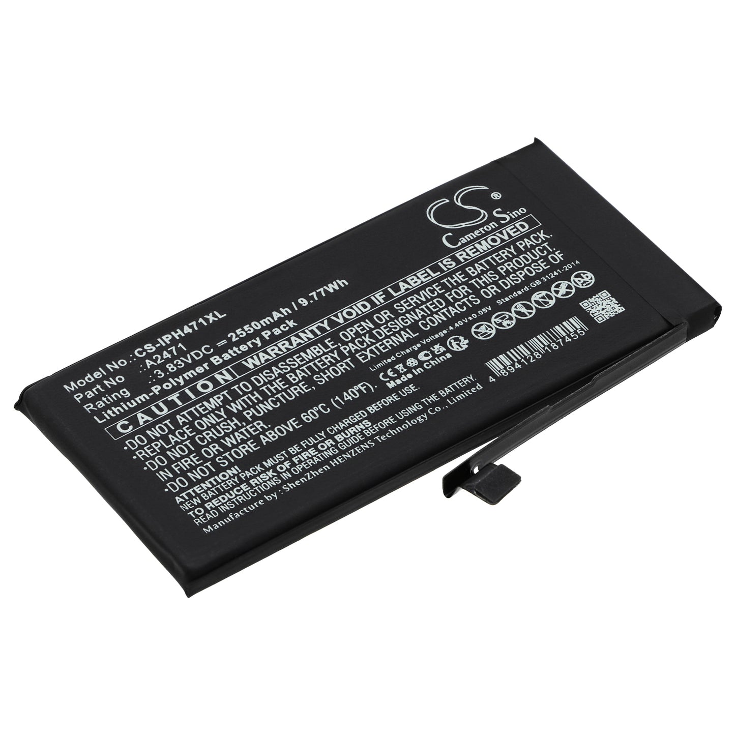 Batteri till Apple iPhone 12 Mini 2550mAh / 9.77Wh