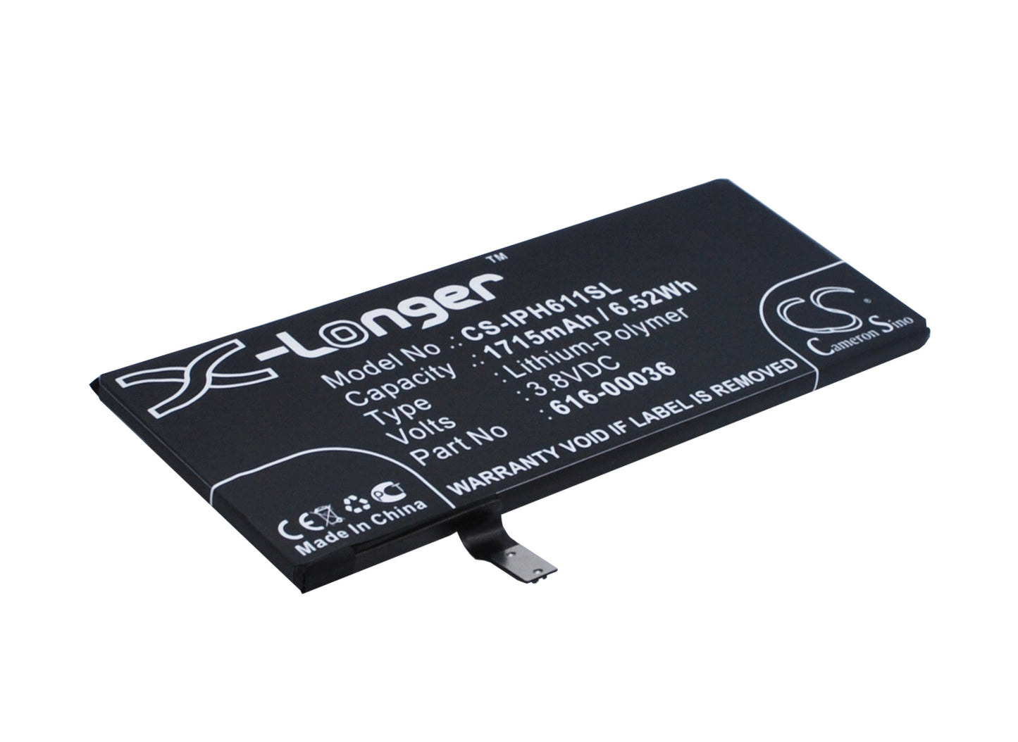 Batteri till Apple iPhone 6s 1715mAh / 6.52Wh