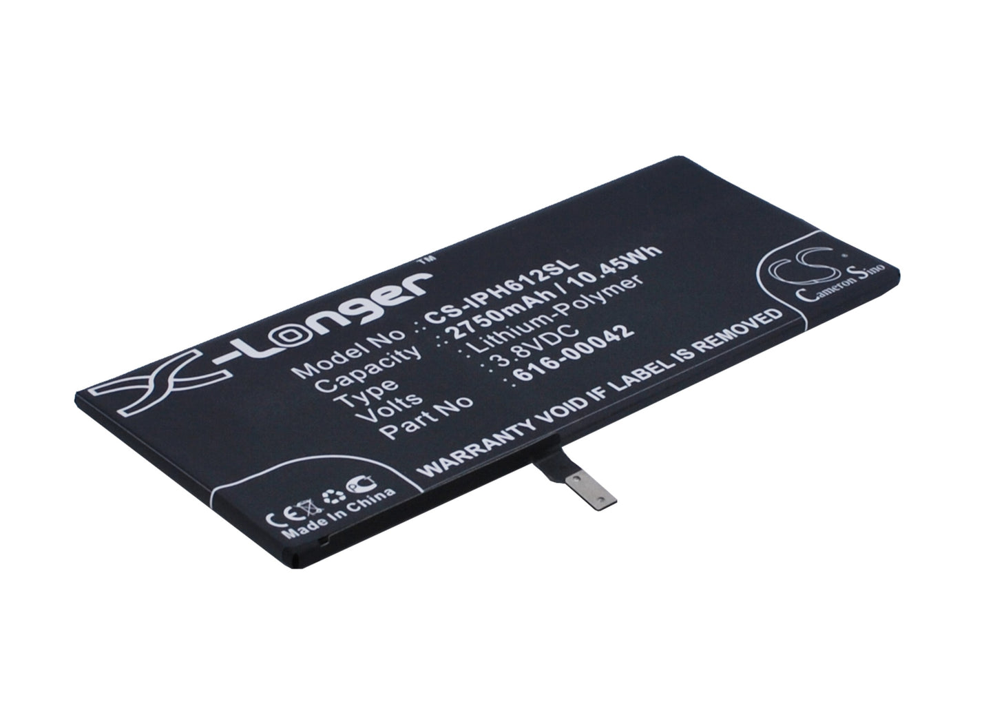 Batteri till Apple A1687 2750mAh / 10.45Wh