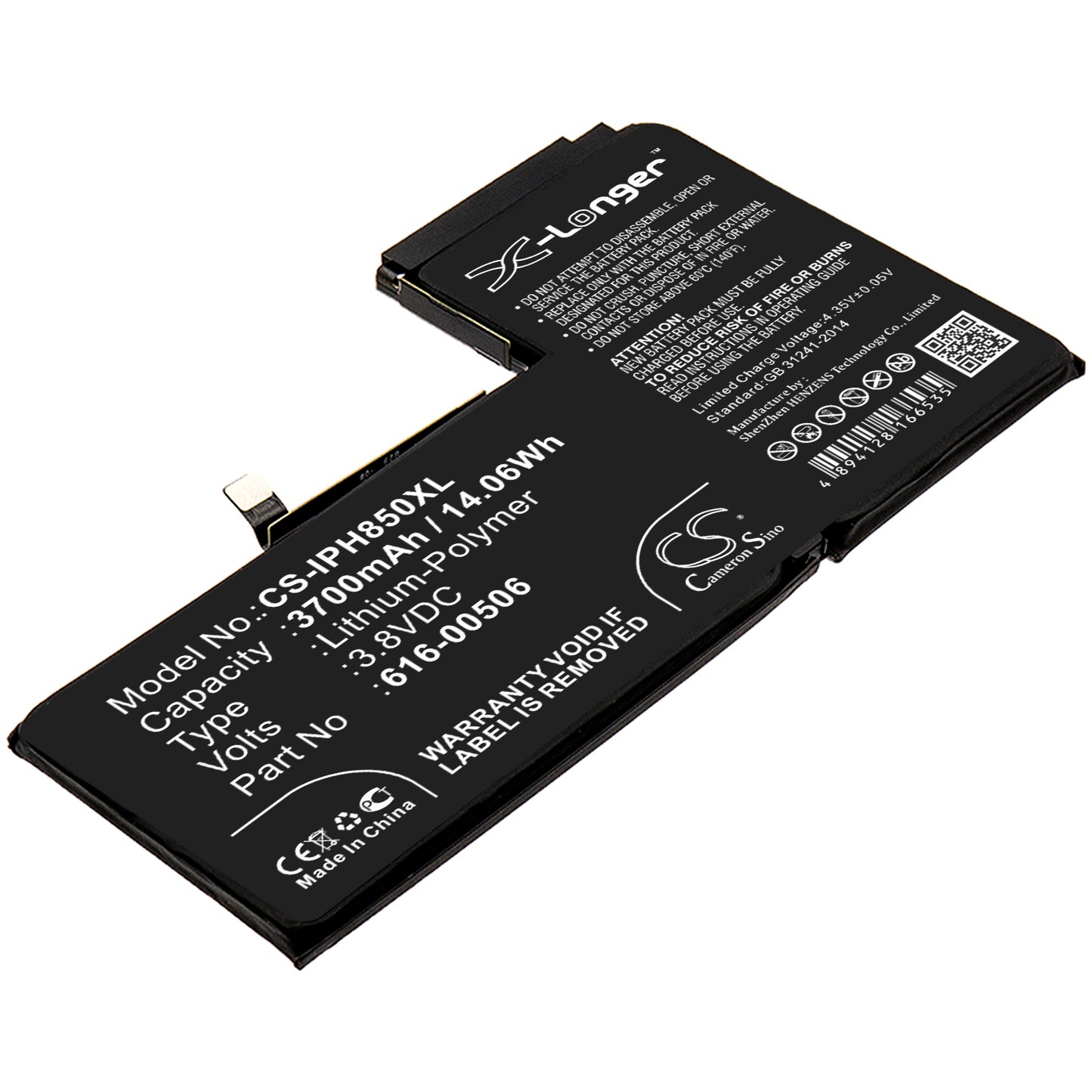 Batteri till Apple A2103 3700mAh / 14.06Wh