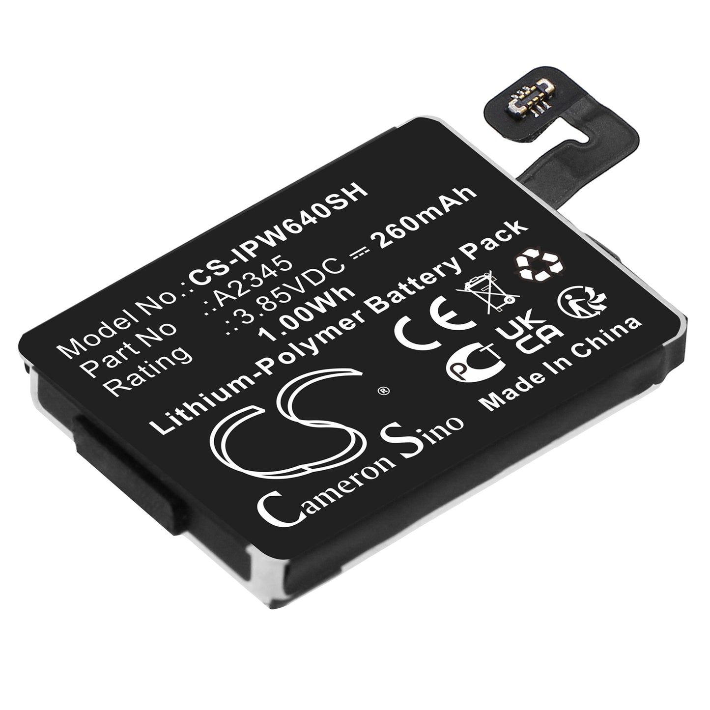 Batteri till Apple Watch Series S6 40mm 260mAh / 1.00Wh