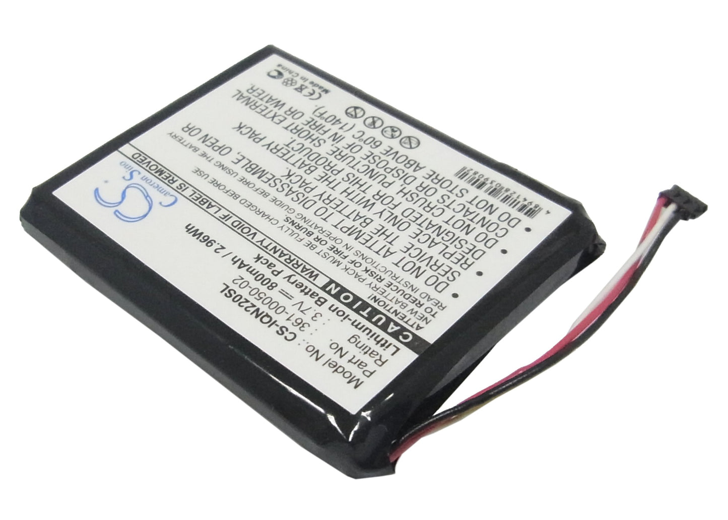 Battery for Garmin Nuvi 2240 800mAh / 2.96Wh