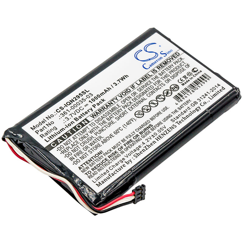 Akku Garmin Nuvi 2597 1000mAh / 3.70Wh
