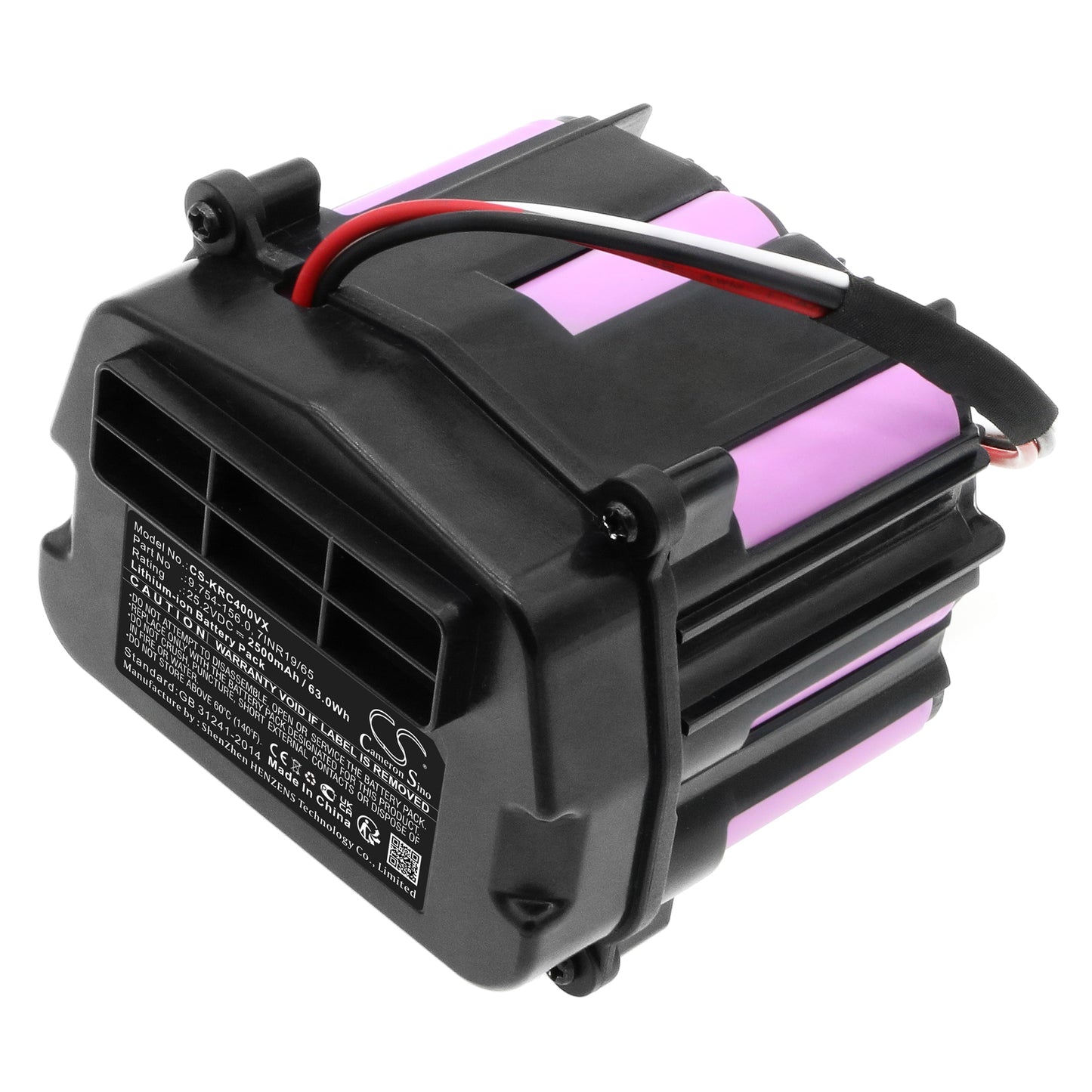 Batteri till Karcher VC4 2500mAh / 63.00Wh