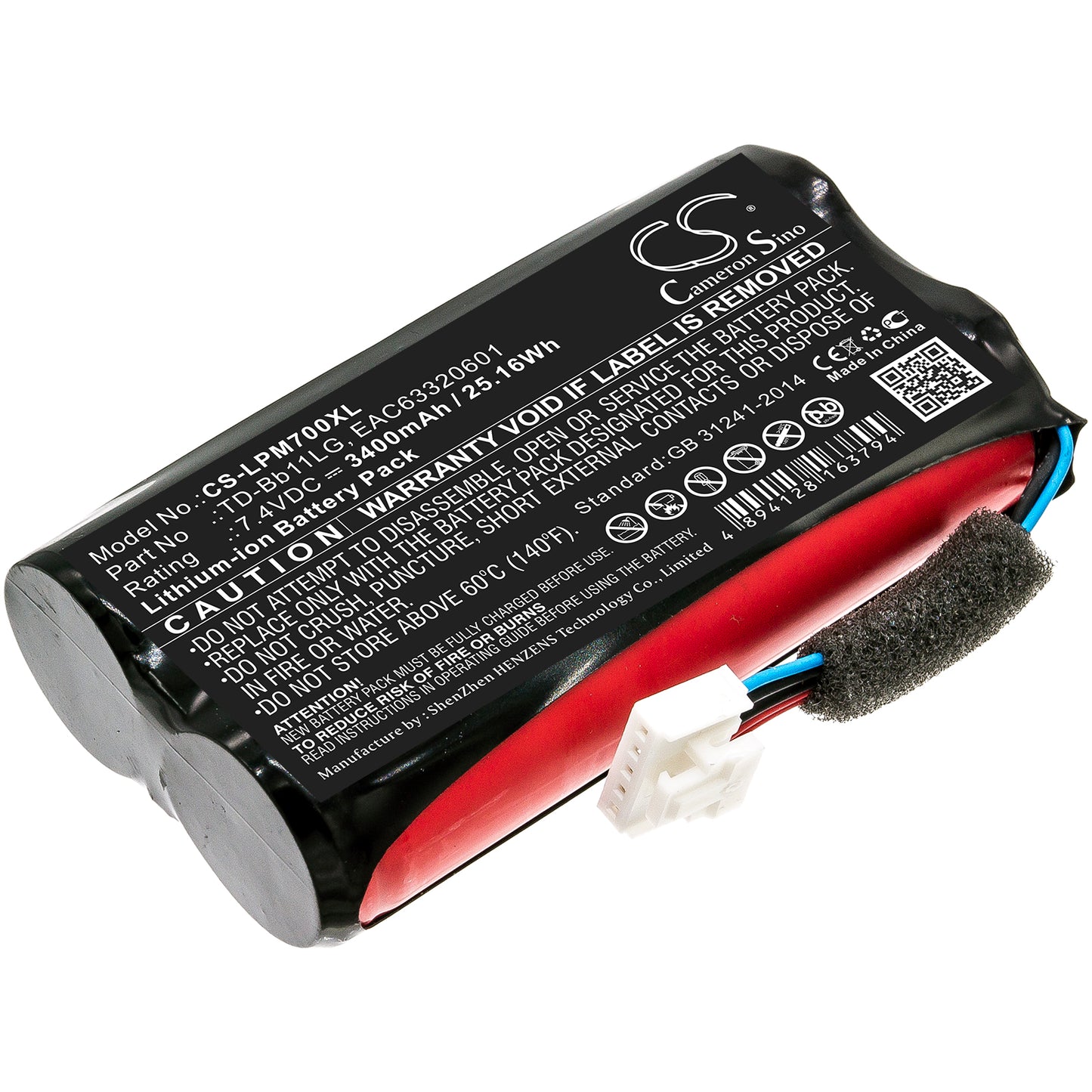 Batteri till LG PK7 3400mAh / 25.16Wh