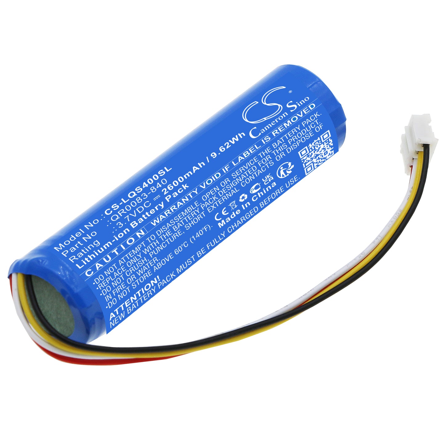 Battery for Qolsys IQP4001 2600mAh / 9.62Wh