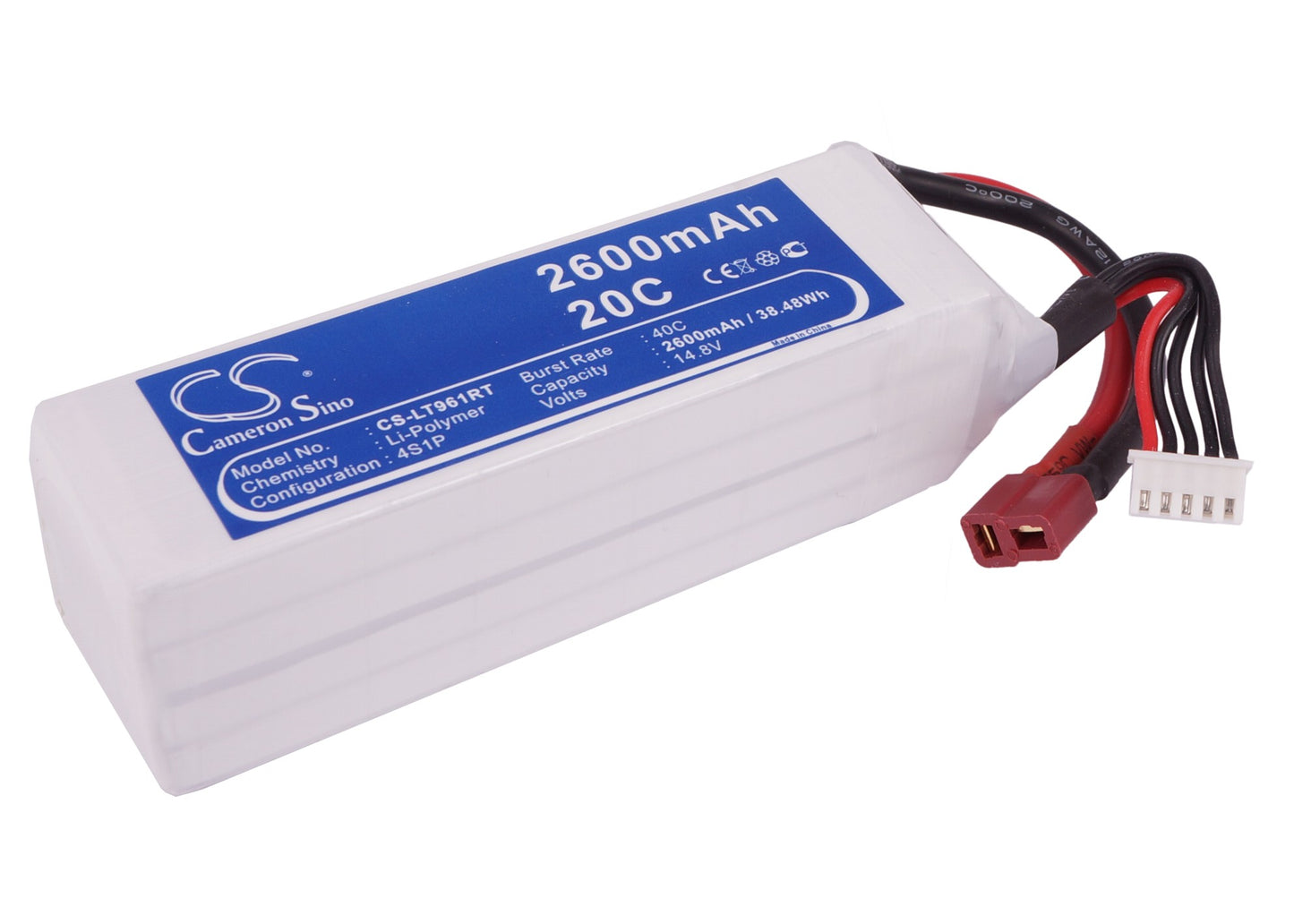 Batteri till RC CS-LT961RT 2600mAh / 38.48Wh