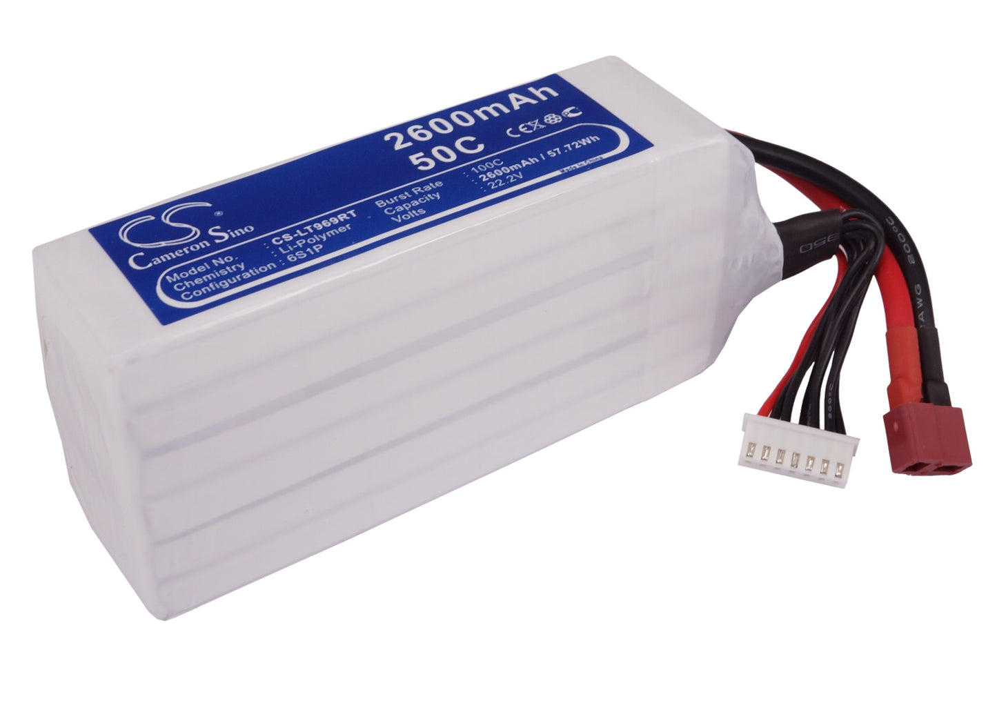 Batteri till RC CS-LT969RT 2600mAh / 57.72Wh