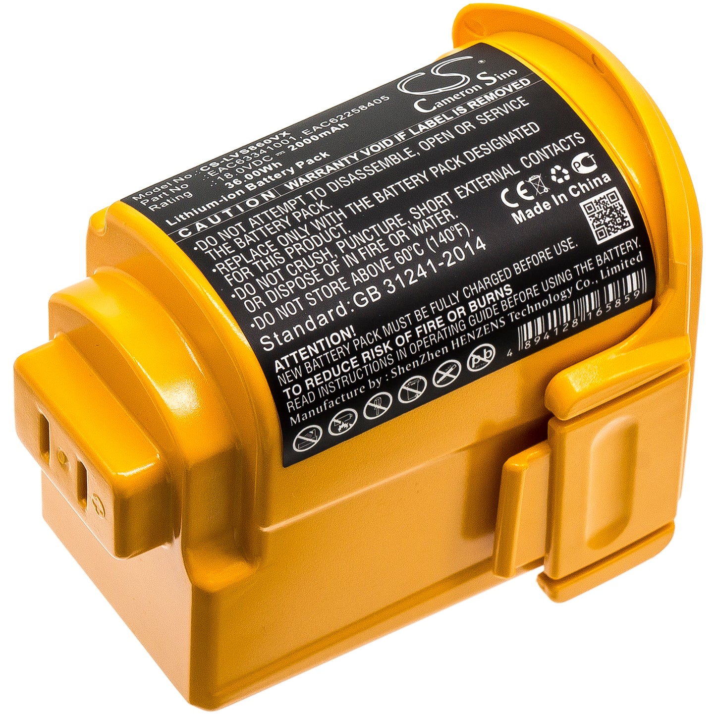 Batteri till LG VSF7300SCWC 2000mAh / 36.00Wh