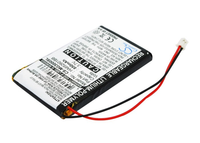 Battery for Typhoon MyGuide 3000 850mAh