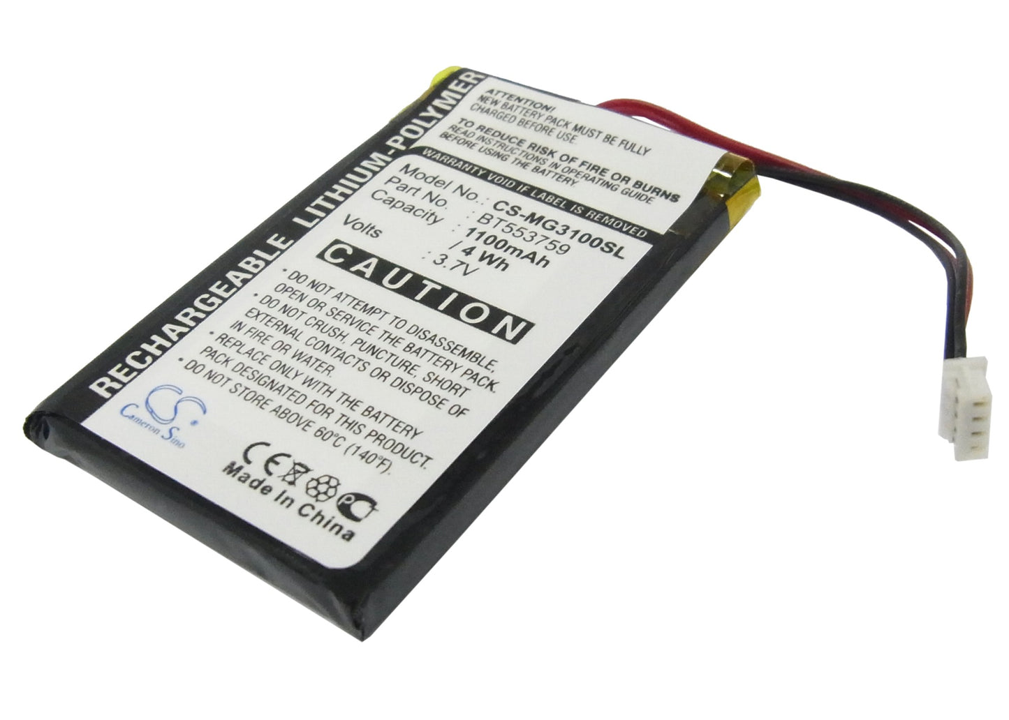 Typhoon MyGuide 3100 1100mAh akku
