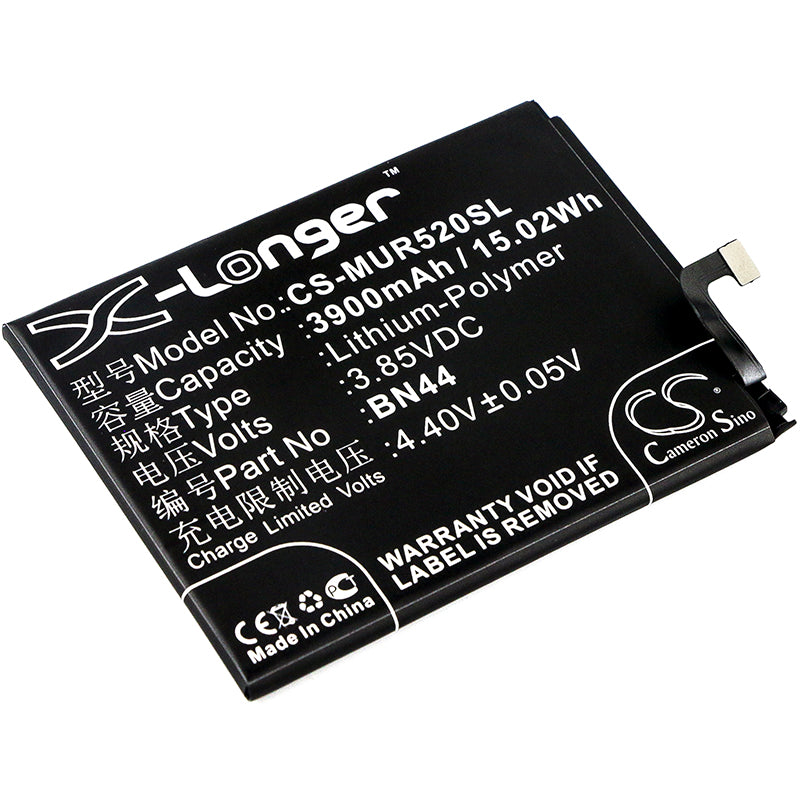 Battery for Xiaomi Note 5 Dual SIM TD-LTE 3900mAh / 15.02Wh