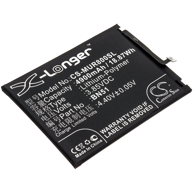 Battery for Xiaomi M1908C3IE 4900mAh / 18.87Wh