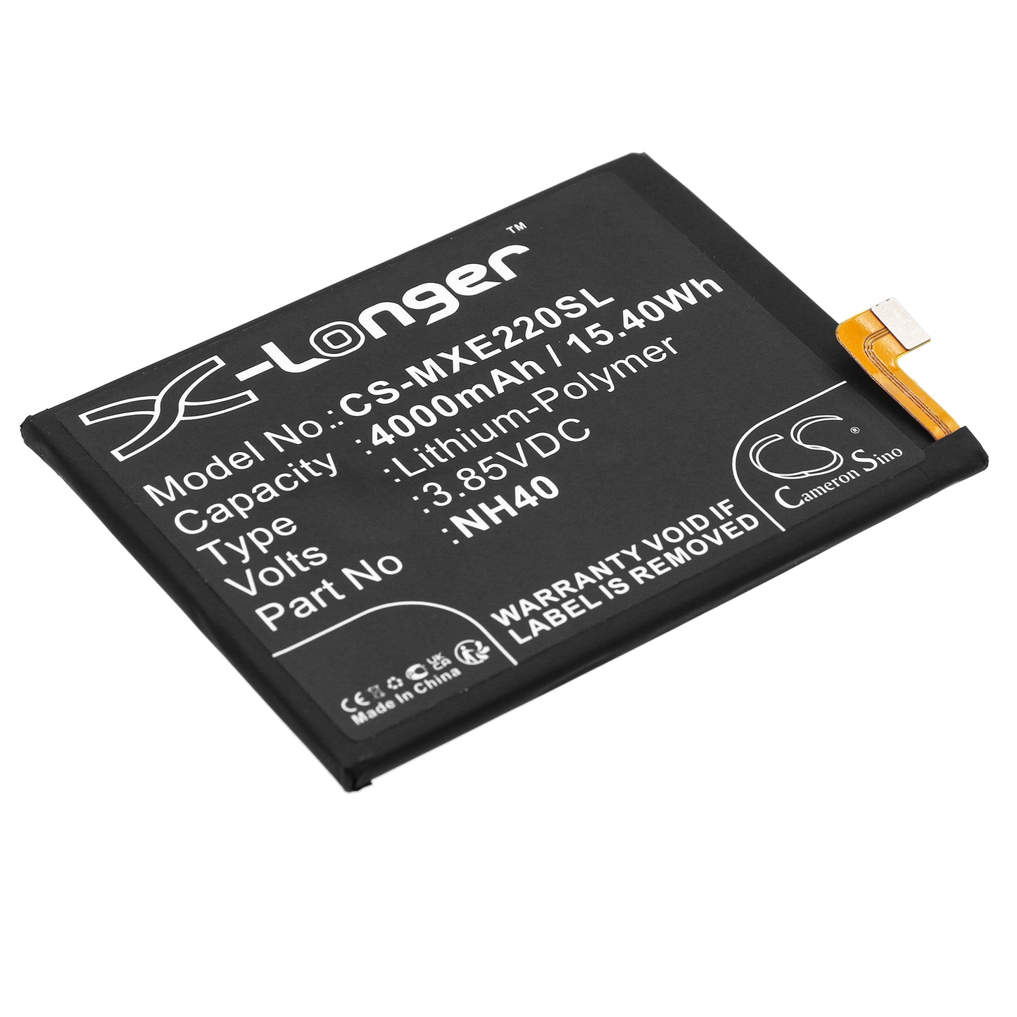 Battery for Motorola XT2239-16 4000mAh / 15.40Wh
