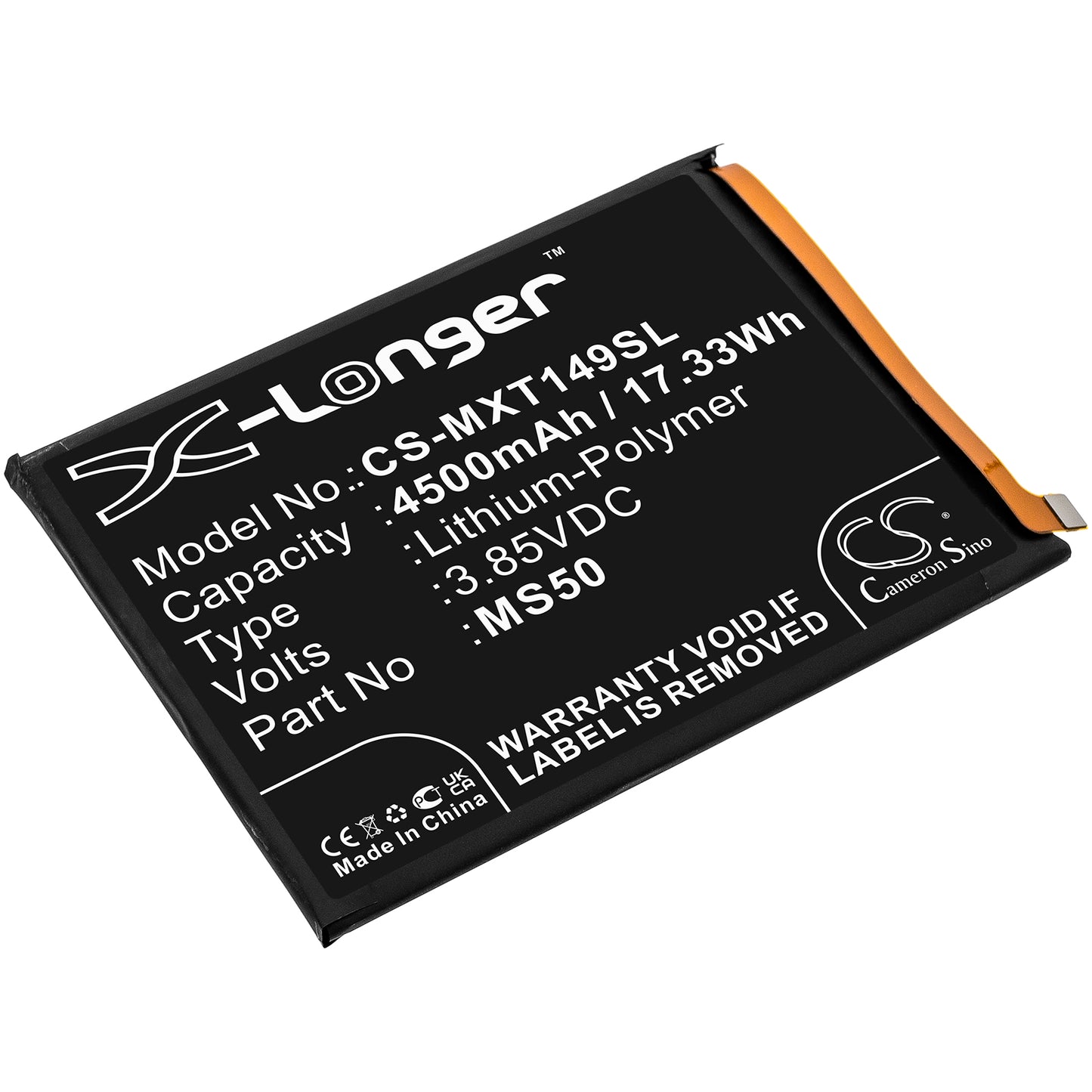 Battery for Motorola XT2149 4500mAh / 17.33Wh