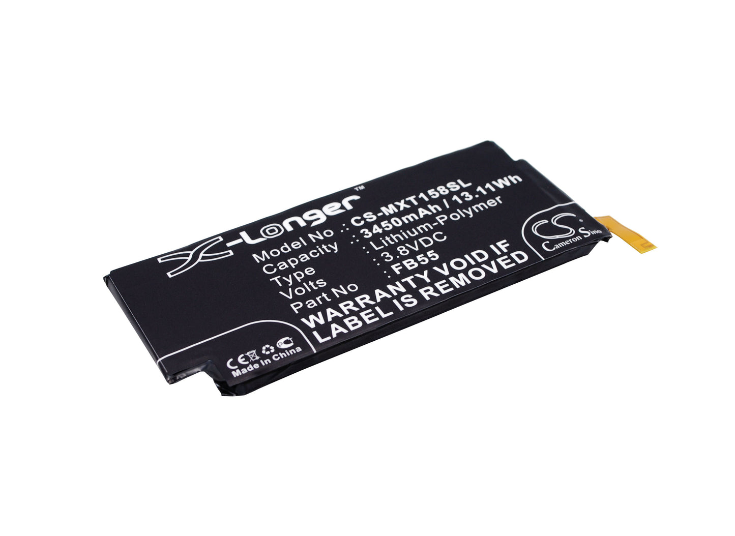 Batteri till Motorola XT1581 3450mAh / 13.11Wh