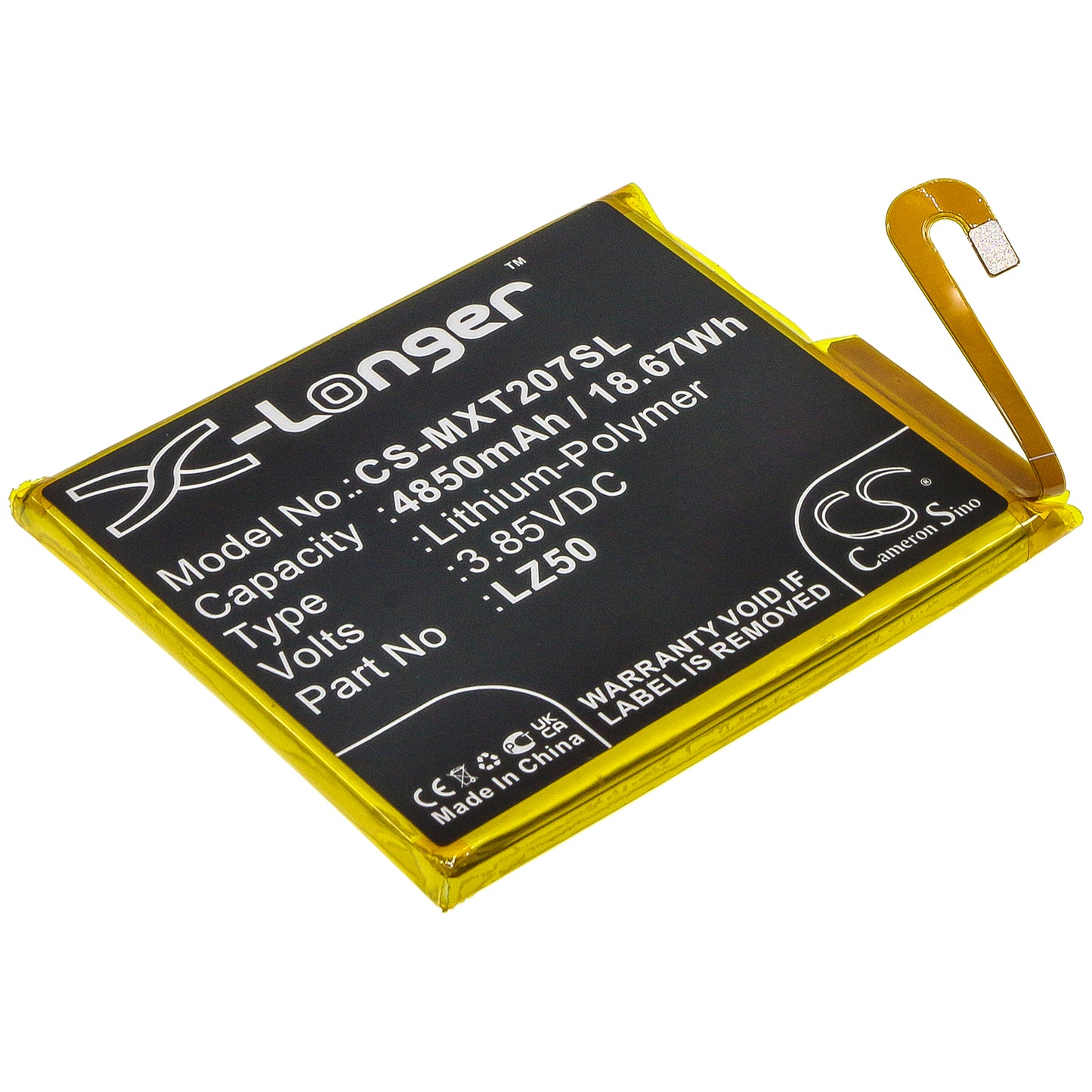 Battery for Motorola XT2075-3 4850mAh / 18.67Wh