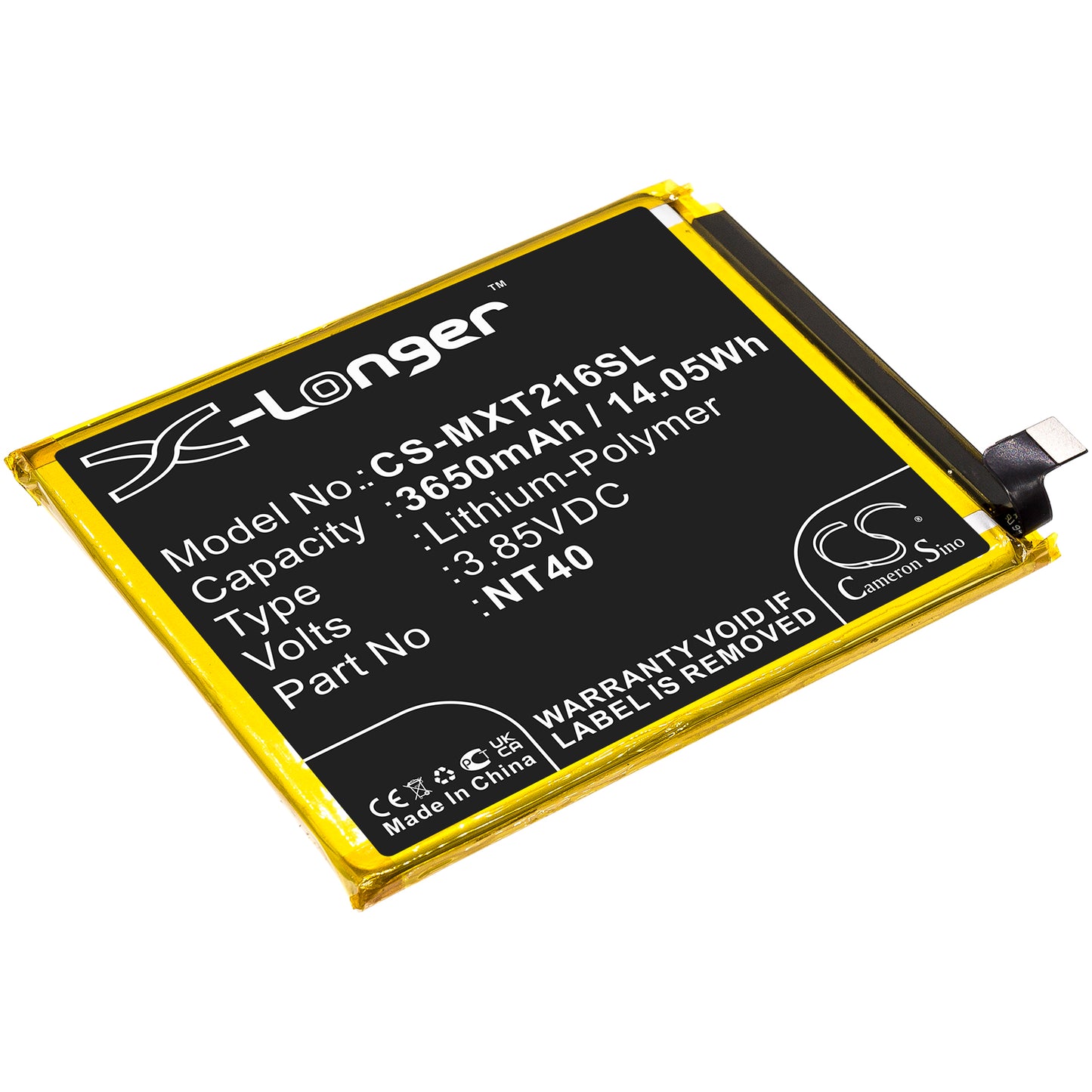 Battery for Motorola G Pure 2021 3650mAh / 14.05Wh