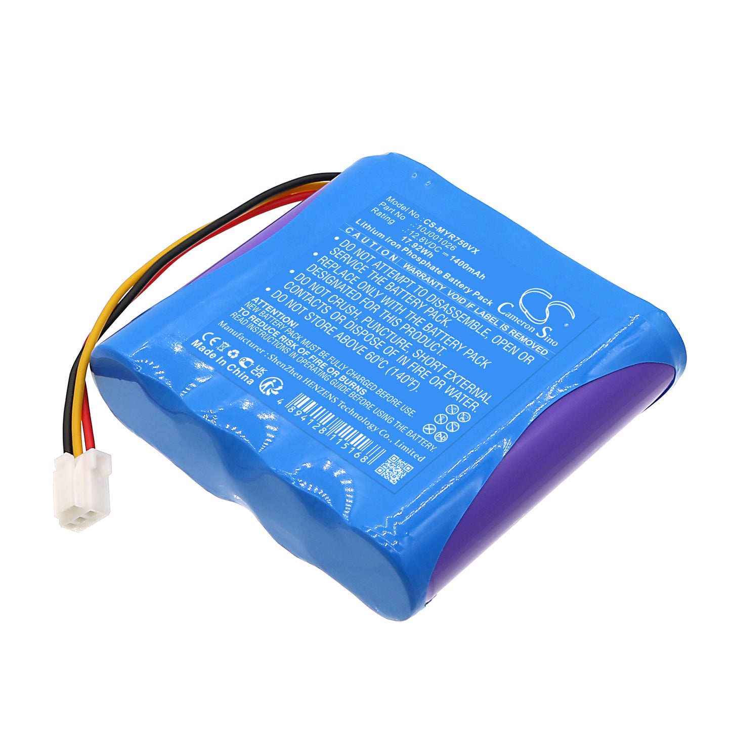 Batteri till Moneual RYDIS R750 1400mAh / 17.92Wh