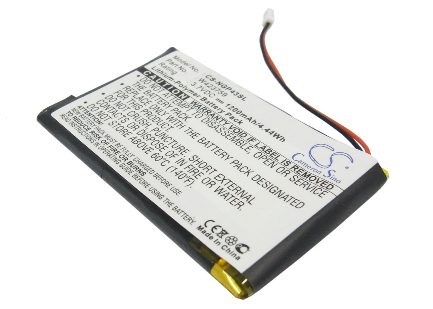 NavGear StreetMate GP-43 1200mAh akku