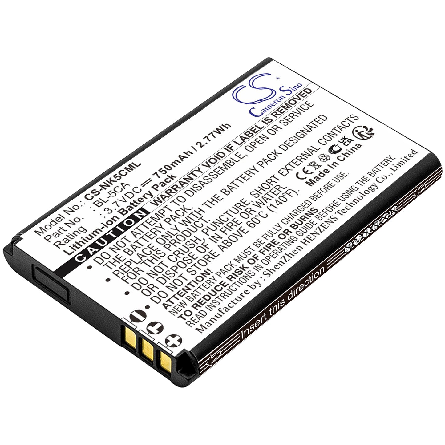 Akku Simvalley XL-915 750mAh / 2.78Wh