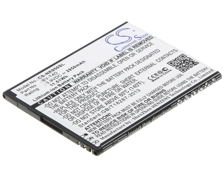 Batteri till Nokia Lumia 950 XL Dual SIM 2950mAh / 11.51Wh