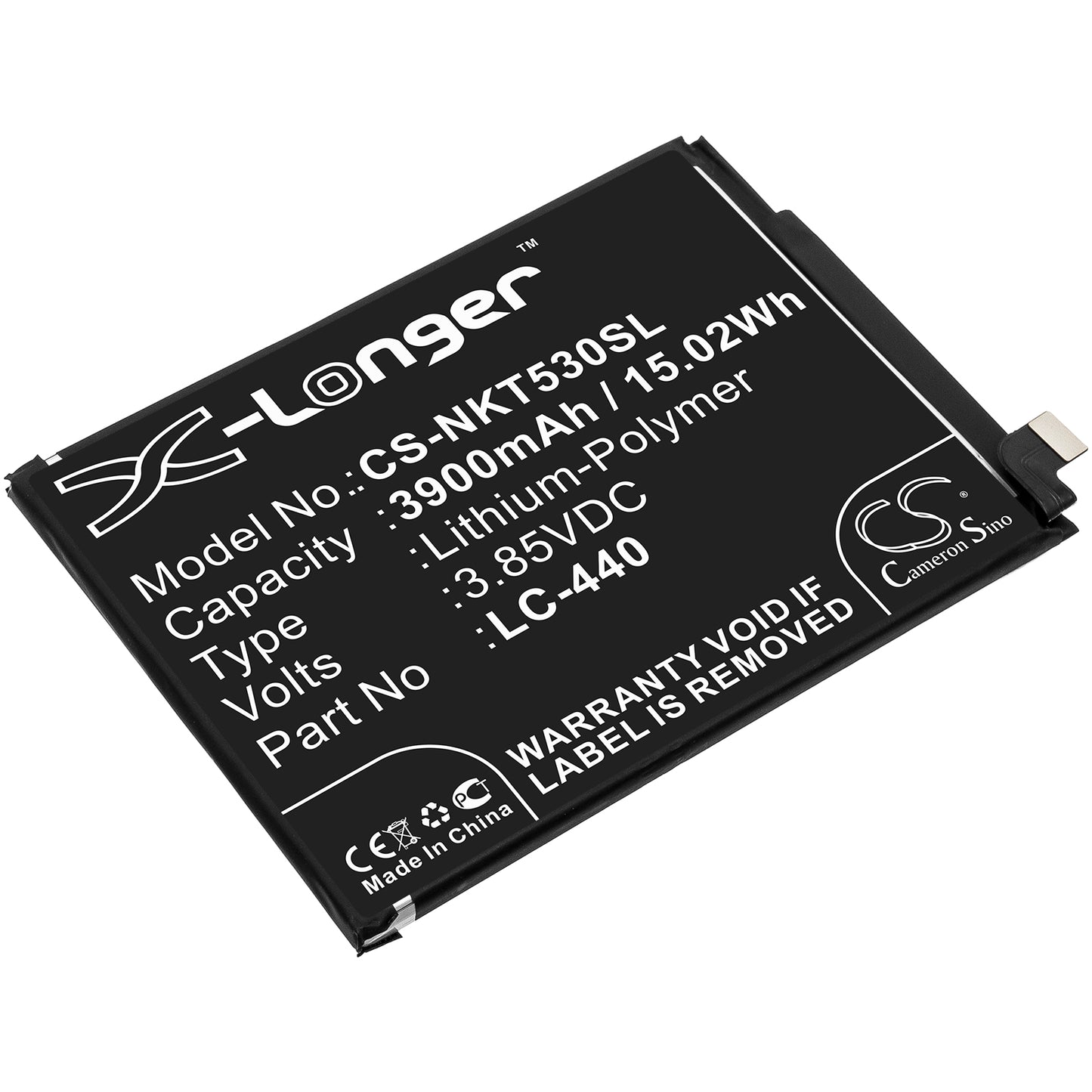 Battery for Nokia Nokia 5.3 3900mAh / 15.02Wh