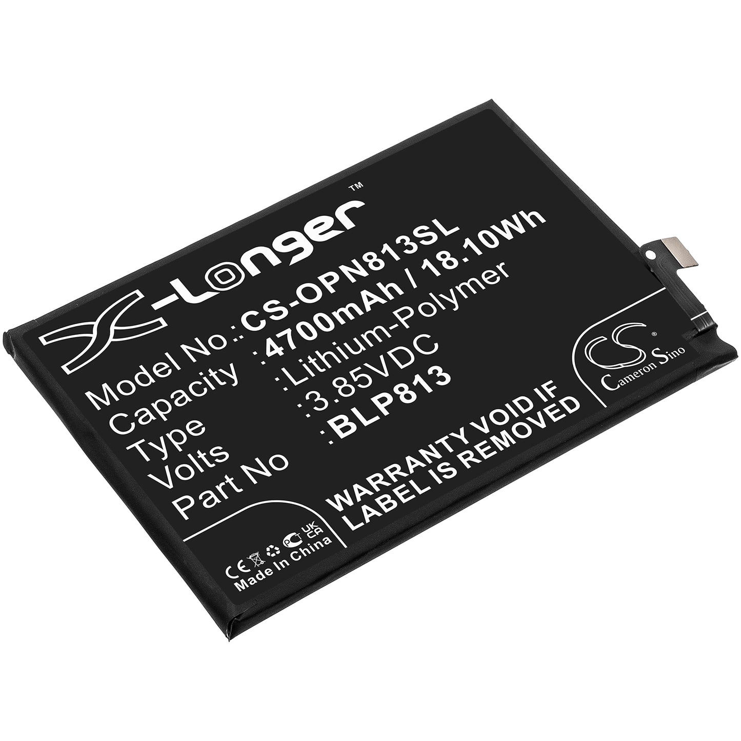 Battery for Oneplus BE2011 4700mAh / 18.10Wh