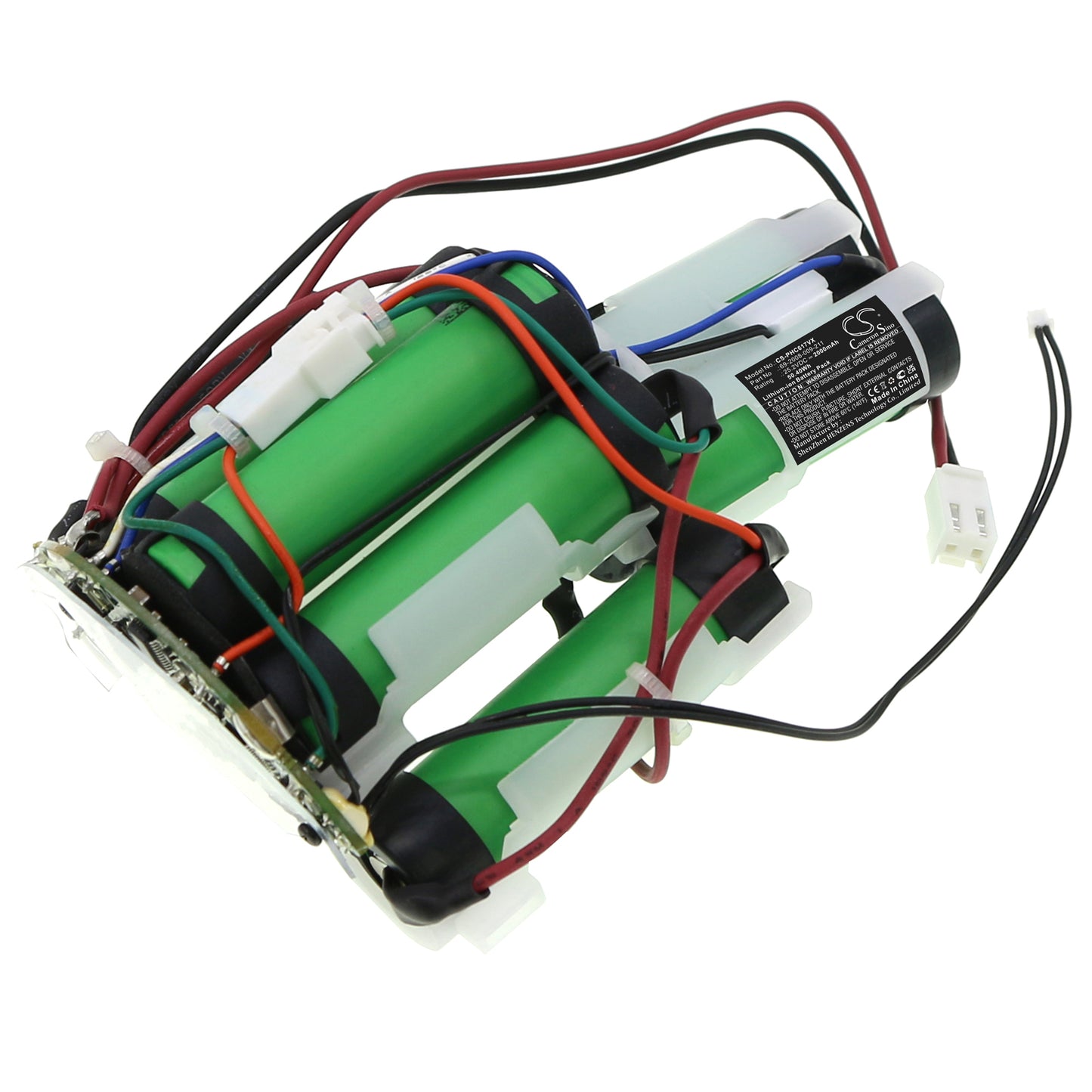 Akku Philips PowerPro Aqua FC6409:lle 2000mAh / 50,40Wh